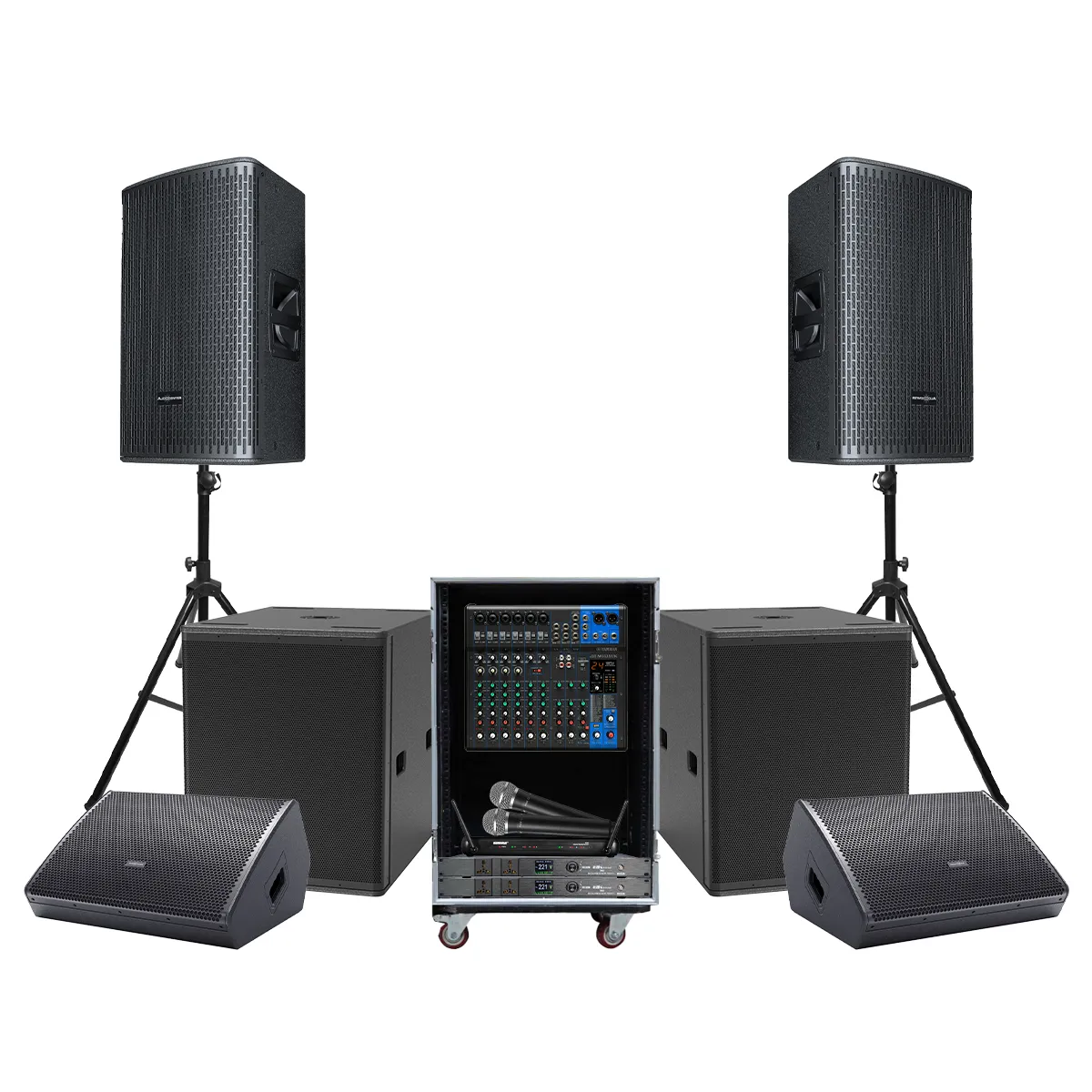 Hệ thống âm thanh Audiocenter cho sân khấu biểu diễn acoustic, cafe 02