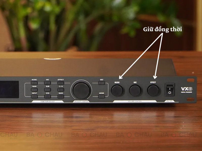 Hướng dẫn sử dụng vang số JBL VX8