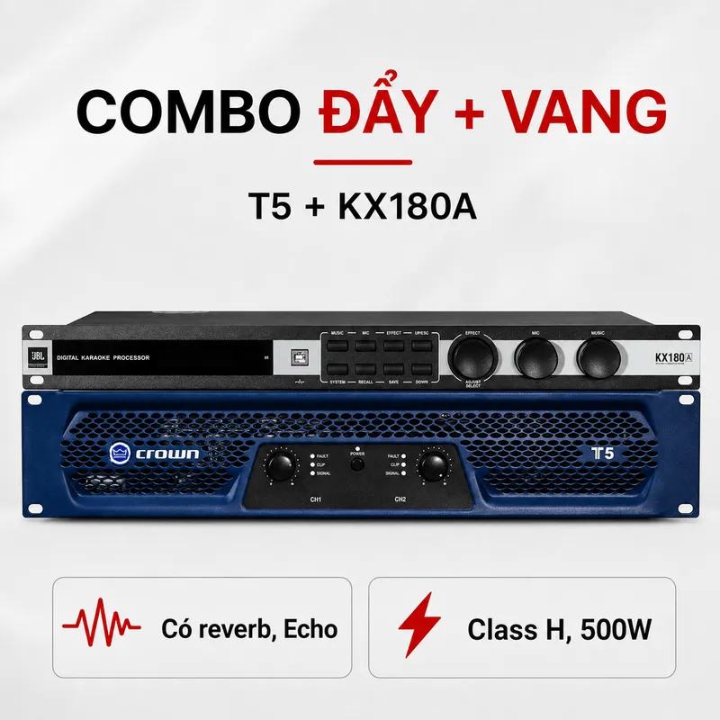 Combo đẩy vang KM21