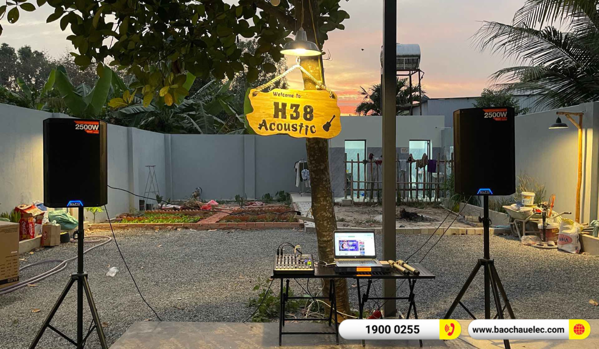 Lắp đặt d&agrave;n &acirc;m thanh Alto hơn 38tr cho qu&aacute;n c&agrave; ph&ecirc; H385 Acoustic tại B&igrave;nh Dương
