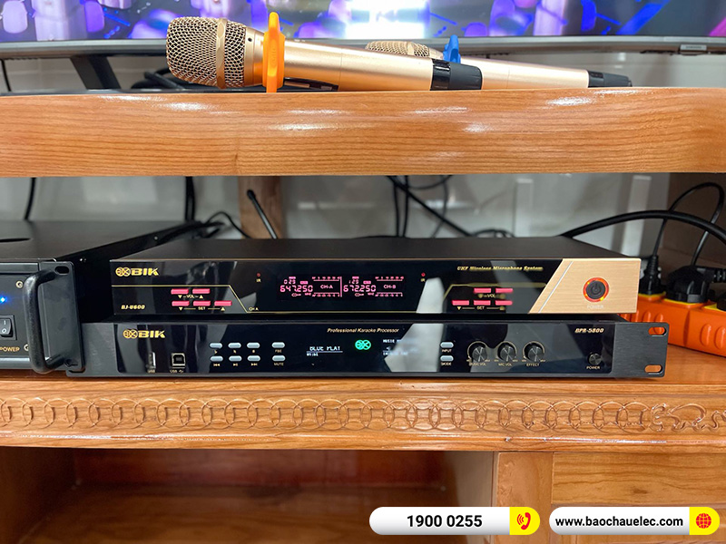lắp đặt d&agrave;n karaoke