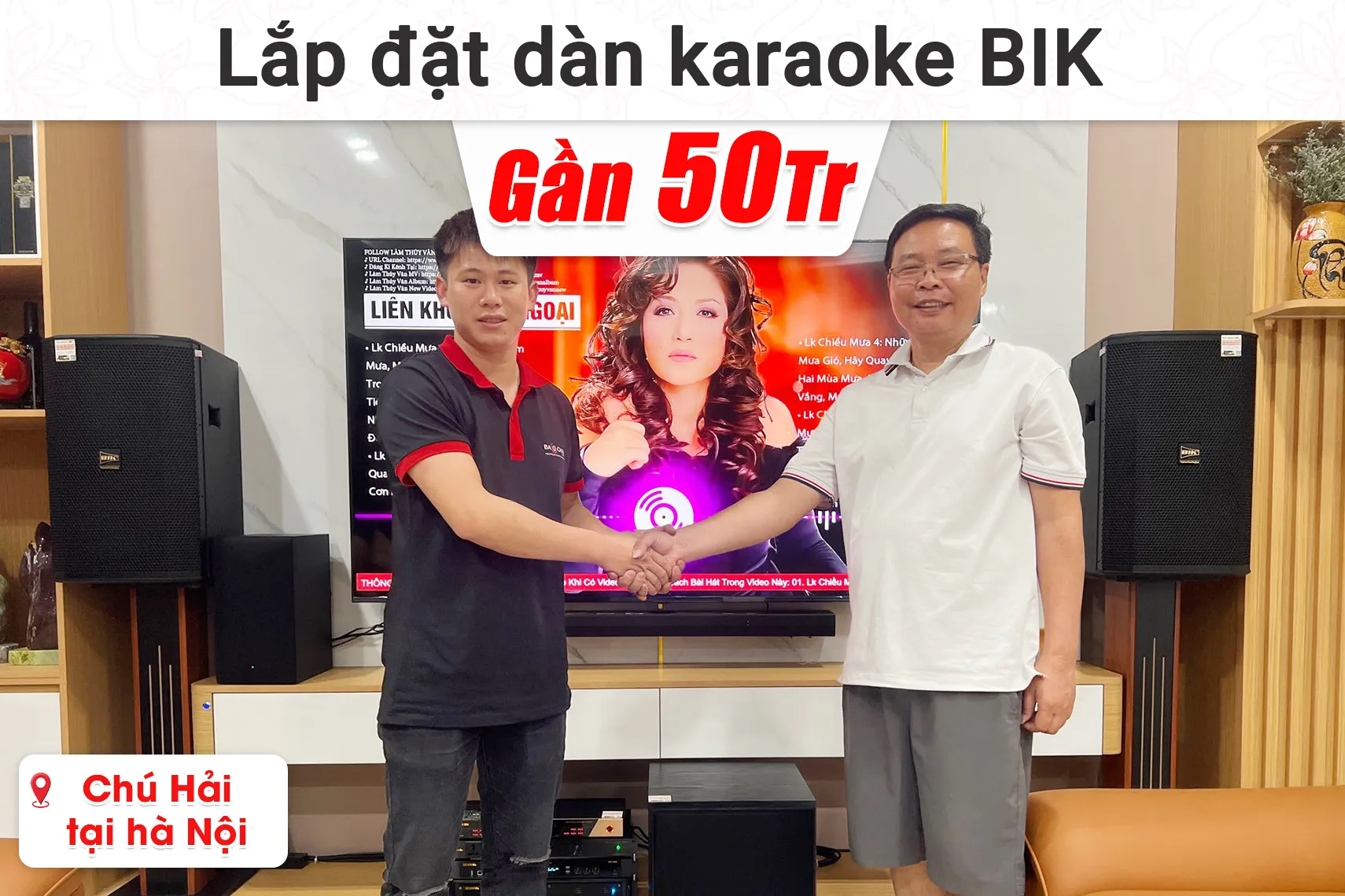 lắp đặt dàn karaoke BIK