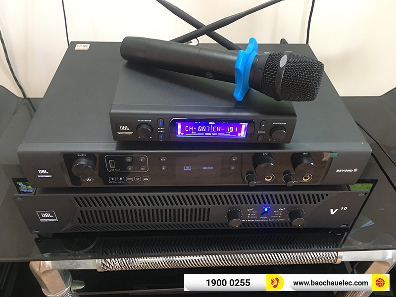 lắp đặt d&agrave;n karaoke JBL
