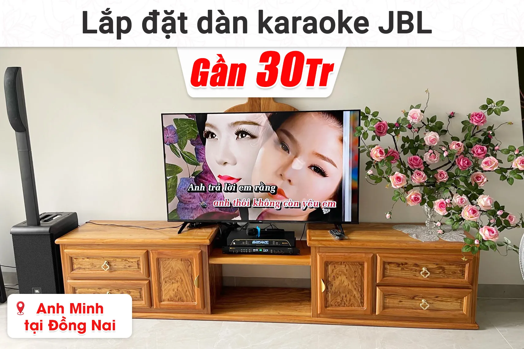 lắp đặt dàn karaoke JBL
