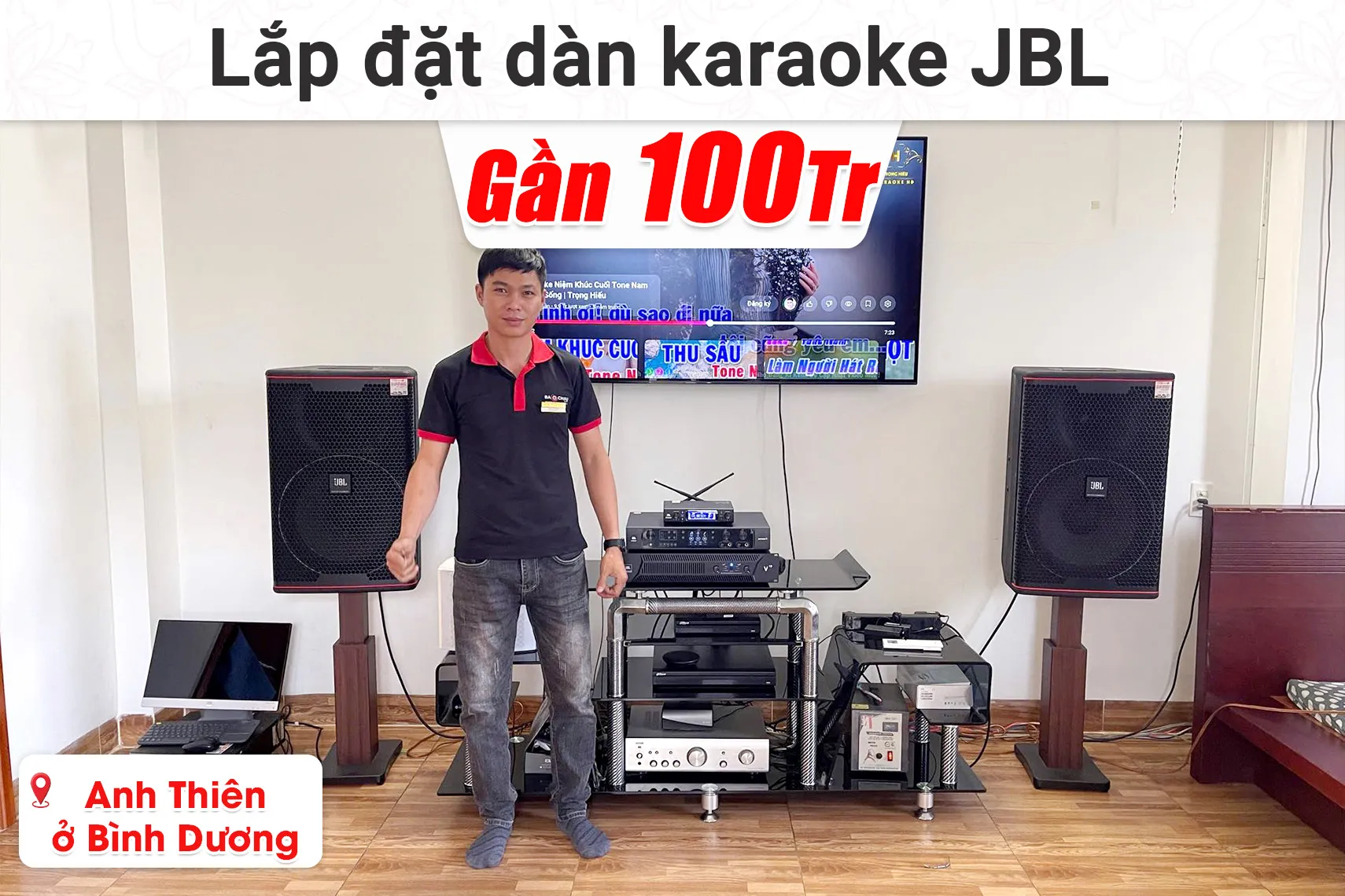 lắp đặt dàn karaoke JBL
