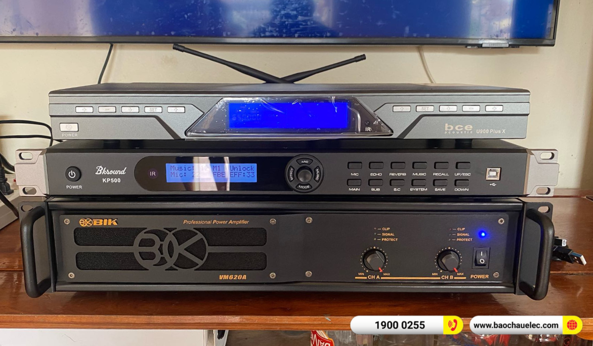 Lắp đặt d&agrave;n karaoke Alto hơn 34tr cho anh Huy&ecirc;n tại Nam Định