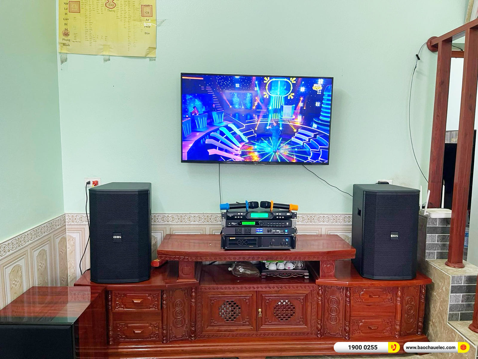 Lắp đặt d&agrave;n karaoke BIK hơn 42tr cho anh Dương ở Thanh H&oacute;a 