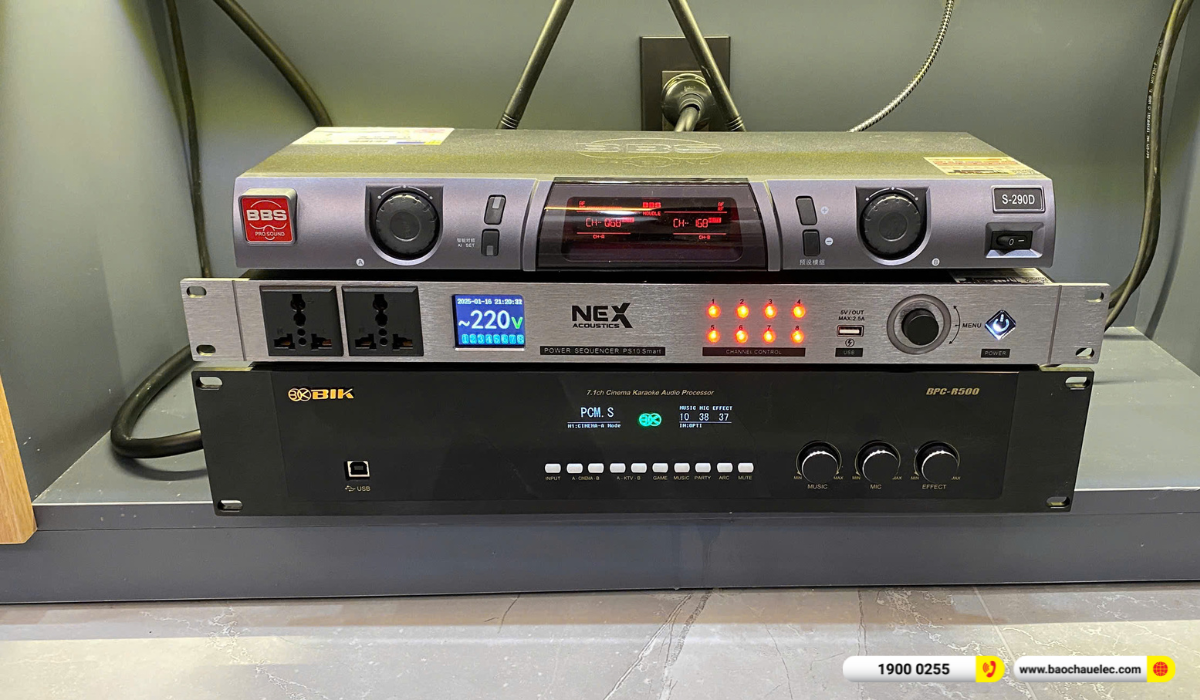 Lắp đặt dàn karaoke dBTechnologies cho anh Mười tại TP HCM