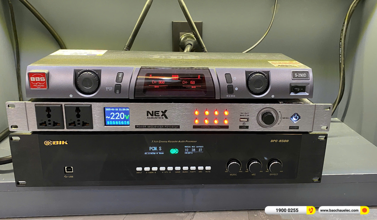 Lắp đặt dàn karaoke dBTechnologies cho anh Mười tại TP HCM