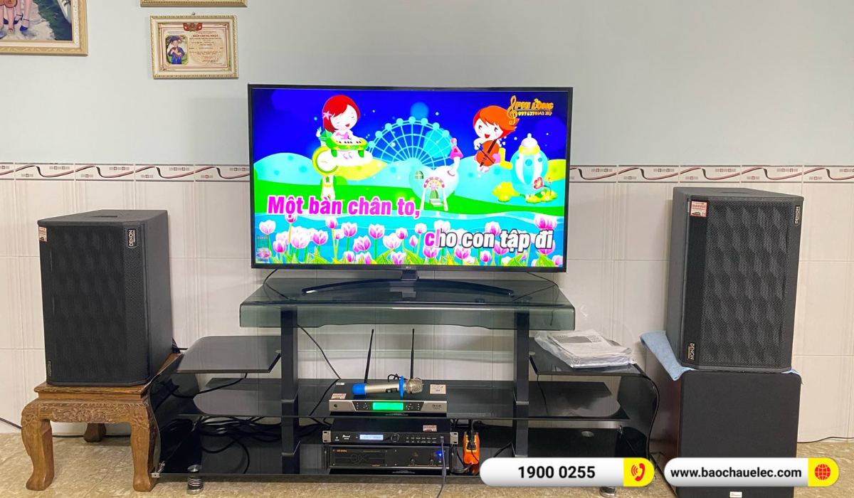 Lắp đặt d&agrave;n karaoke Denon hơn 38tr cho anh H&ugrave;ng tại Đồng Nai