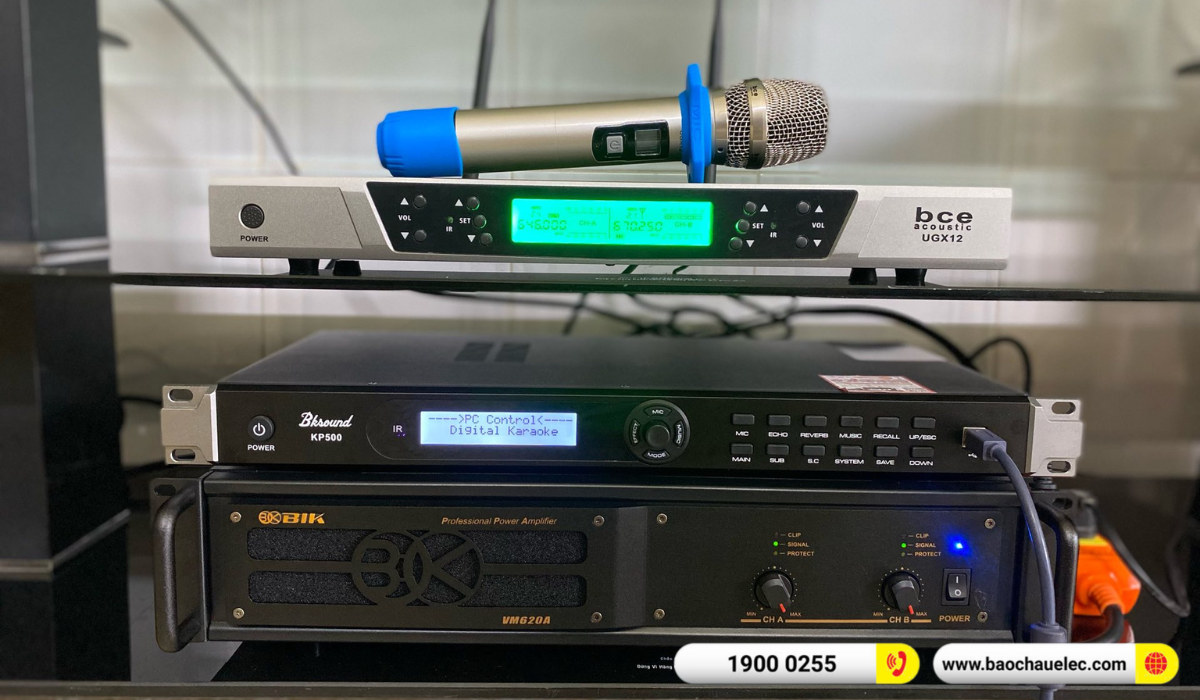Lắp đặt d&agrave;n karaoke Denon hơn 38tr cho anh H&ugrave;ng tại Đồng Nai