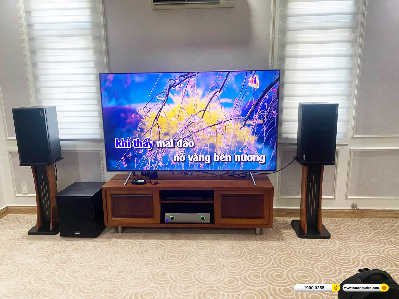 Lắp đặt d&agrave;n karaoke Denon gần 36tr cho anh Lợi ở TPHCM