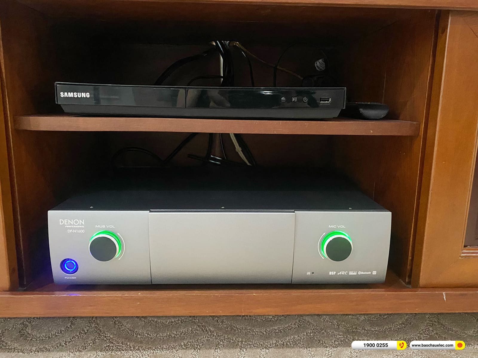 Lắp đặt d&agrave;n karaoke Denon gần 36tr cho anh Lợi ở TPHCM