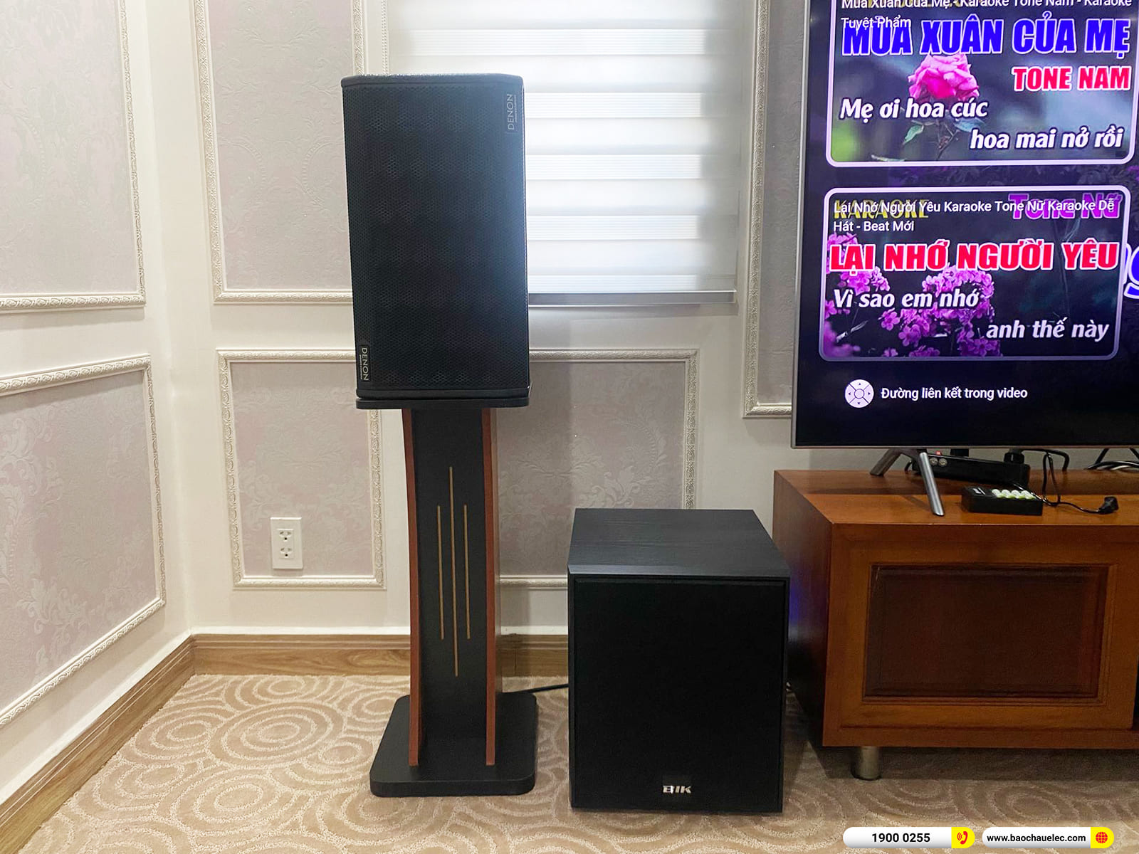 Lắp đặt d&agrave;n karaoke Denon gần 36tr cho anh Lợi ở TPHCM