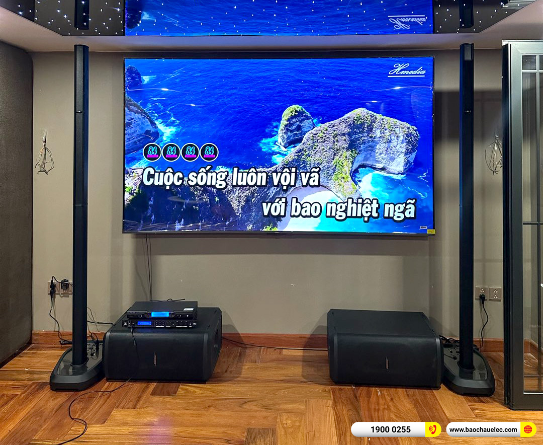 Lắp đặt d&agrave;n karaoke di động Bose