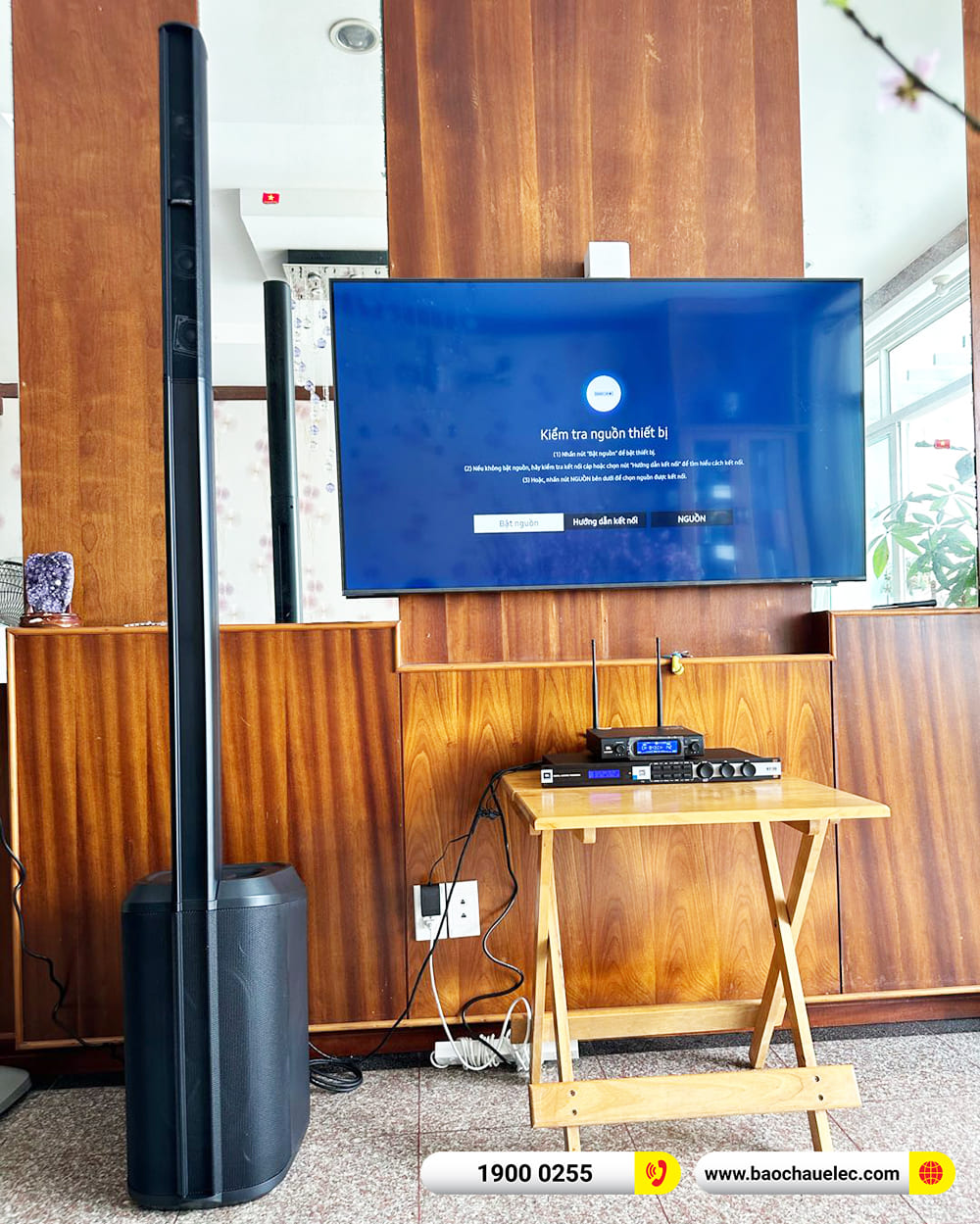 Lắp đặt d&agrave;n karaoke di động Bose gần 50tr cho anh Minh ở TPHCM