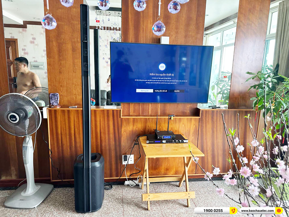 Lắp đặt d&agrave;n karaoke di động Bose gần 50tr cho anh Minh ở TPHCM