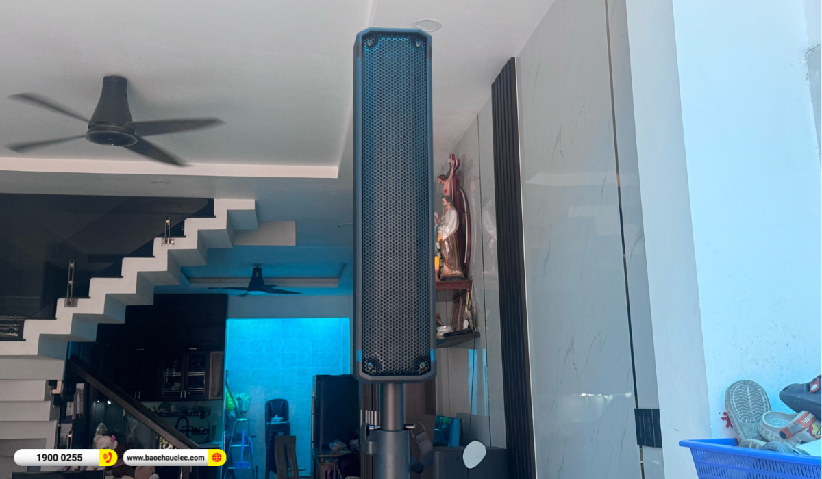 Lắp đặt d&agrave;n karaoke di động RCF hơn 73tr cho anh Vũ tại TP HCM