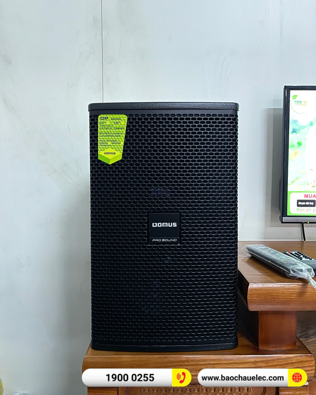 Lắp đặt d&agrave;n karaoke Domus hơn 19tr cho anh Cường tại Đồng Nai