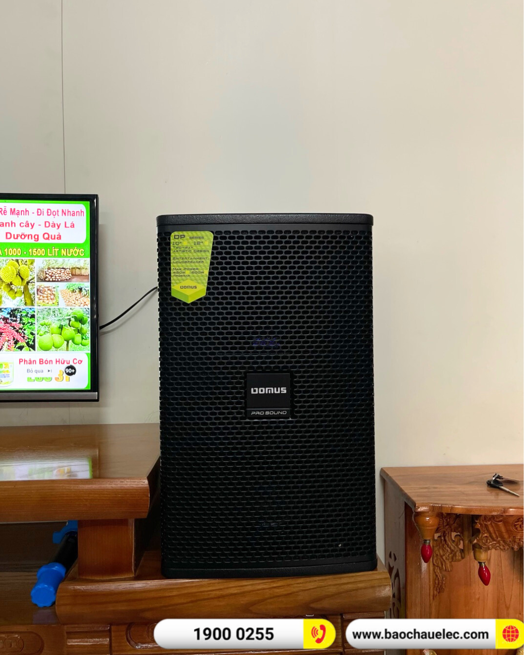Lắp đặt d&agrave;n karaoke Domus hơn 19tr cho anh Cường tại Đồng Nai