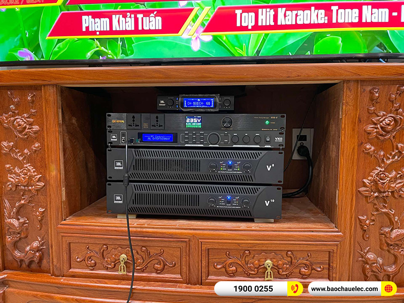 Lắp đăt d&agrave;n karaoke JBL