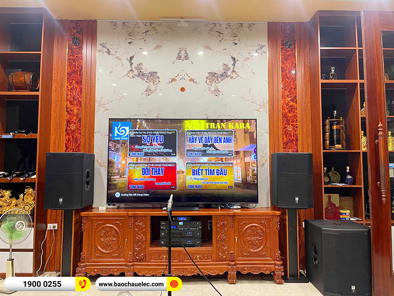 Lắp đăt d&agrave;n karaoke JBL
