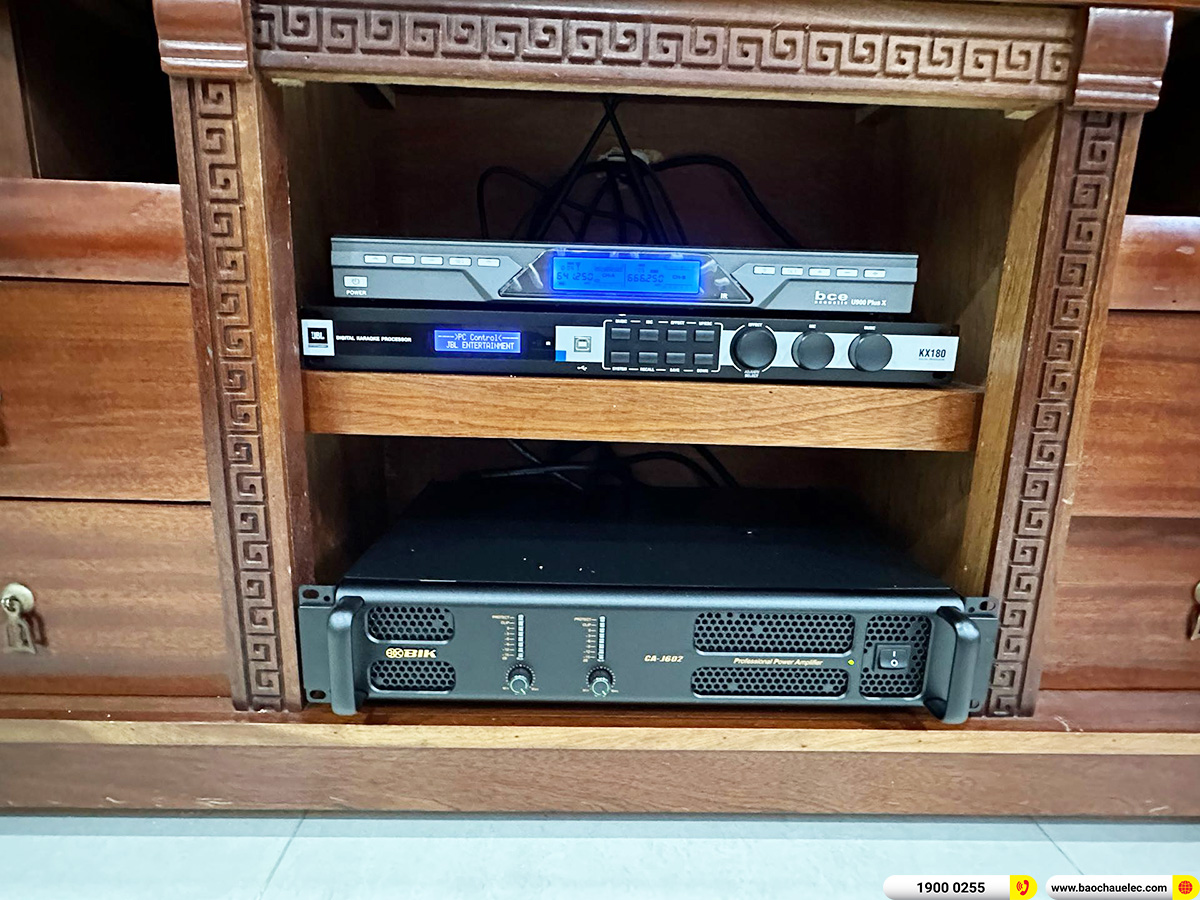 Lắp đặt d&agrave;n karaoke JBL hơn 45tr cho anh Huy ở TPHCM