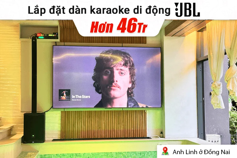 Lắp đặt dàn karaoke di động JBL hơn 46tr cho anh Linh tại Đồng Nai (JBL PRX One, Philips CSS1910/70, BCE VIP 6000)