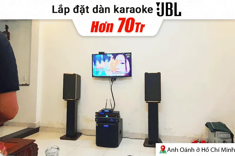Lắp đặt dàn karaoke JBL hơn 70tr cho anh Oánh tại TP HCM (JBL D Plus, JBL V6, JBL VX9, Alto TS12S, JBL VM300, BIK LH-PS80)