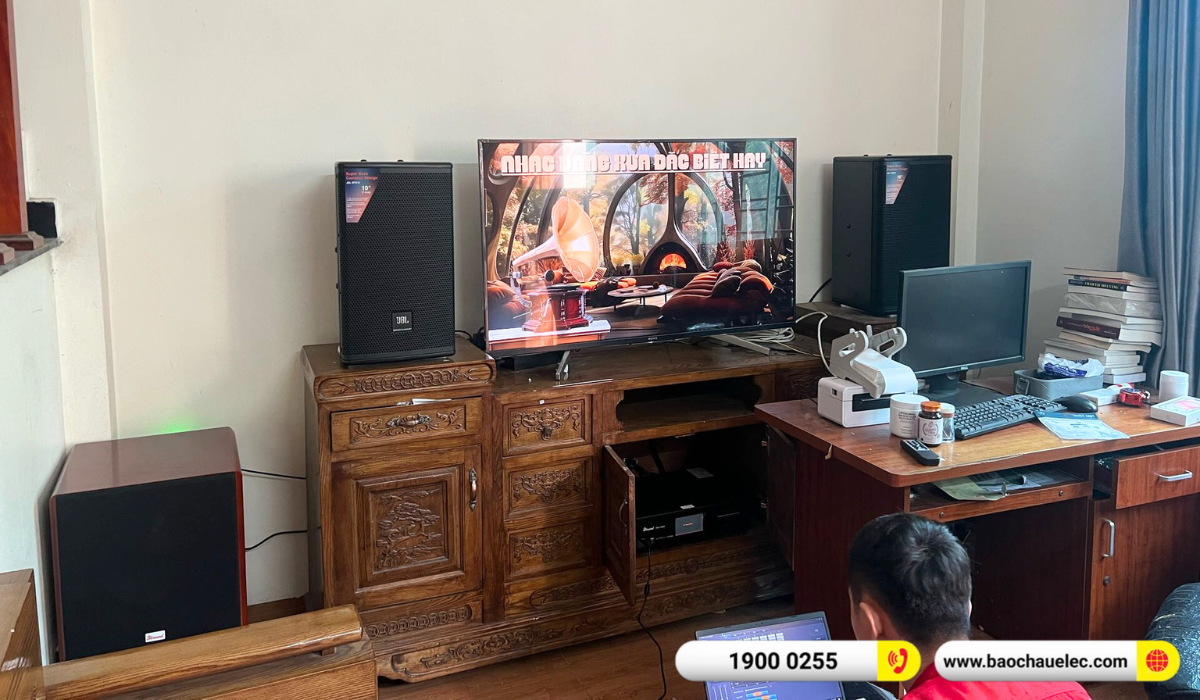 Lắp đặt d&agrave;n karaoke JBL hơn 37tr cho anh T&ugrave;ng tại H&agrave; Nội (JBL MTS10, Bksound DKA 6500, Bksound SW512)