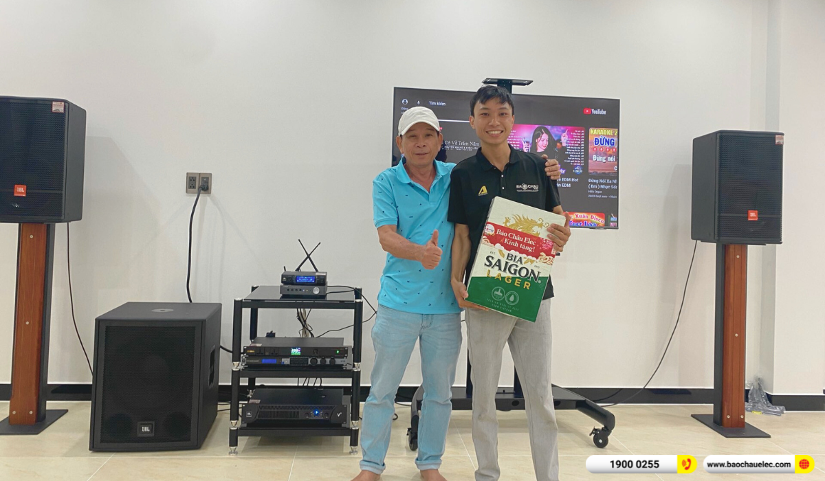 Lắp đặt d&agrave;n karaoke, nghe nhạc JBL hơn 102tr cho anh To&agrave;n tại TP HCM