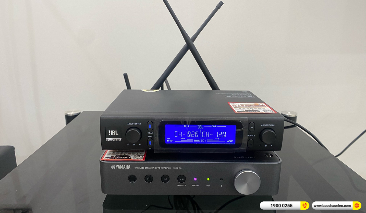 Lắp đặt d&agrave;n karaoke, nghe nhạc JBL hơn 102tr cho anh To&agrave;n tại TP HCM