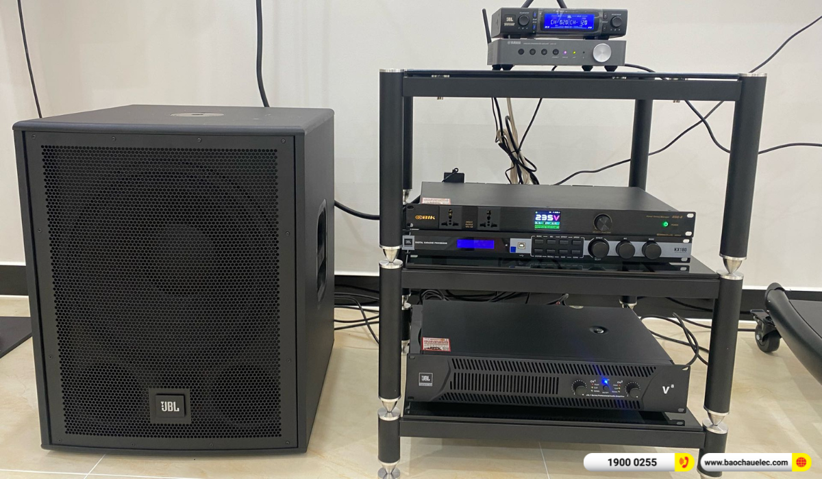 Lắp đặt d&agrave;n karaoke, nghe nhạc JBL hơn 102tr cho anh To&agrave;n tại TP HCM