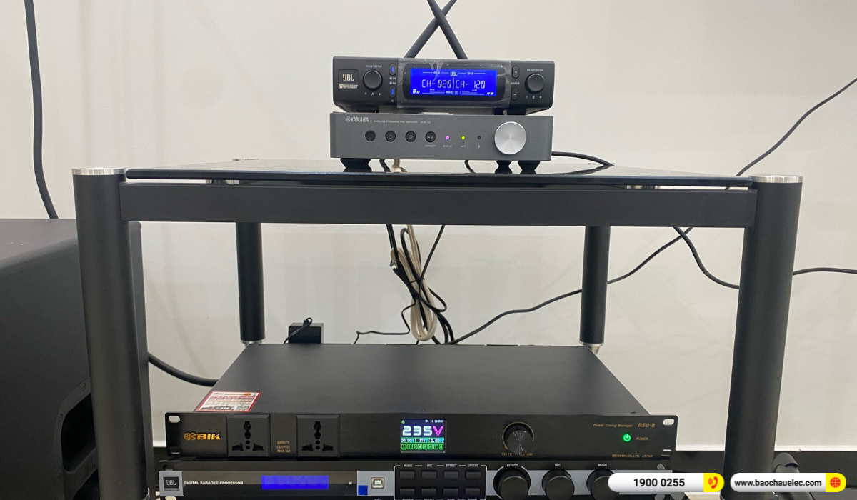 Lắp đặt d&agrave;n karaoke, nghe nhạc JBL hơn 102tr cho anh To&agrave;n tại TP HCM