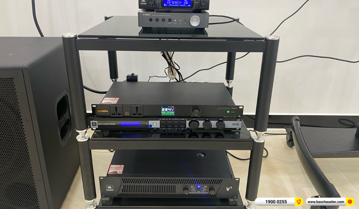 Lắp đặt d&agrave;n karaoke, nghe nhạc JBL hơn 102tr cho anh To&agrave;n tại TP HCM