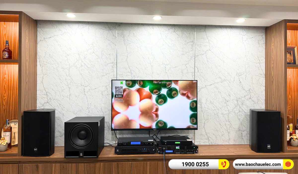 Lắp đặt d&agrave;n karaoke RCF hơn 122tr cho biệt thự Vinhomes Gardenia tại H&agrave; Nội