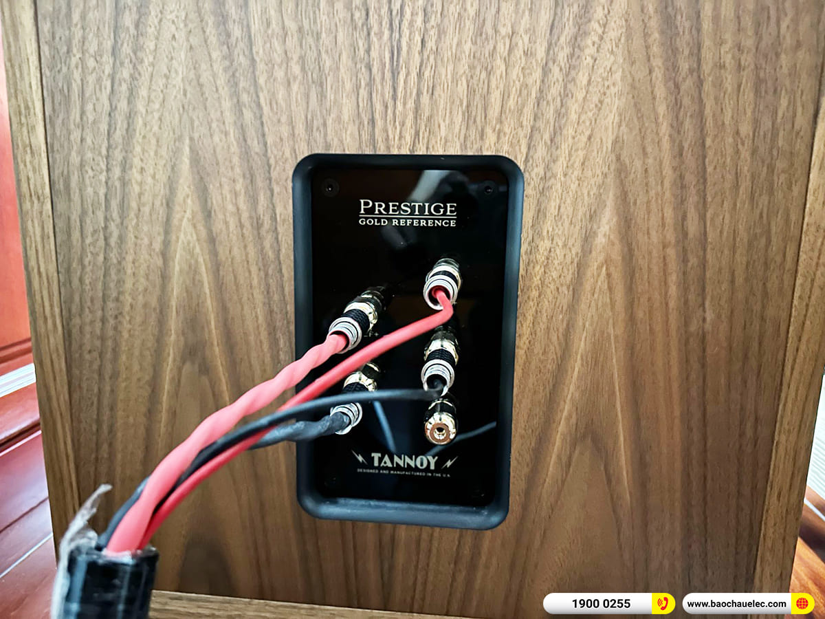 Lắp đặt d&agrave;n nghe nhạc Hi-end Tannoy gần 645tr cho anh Thanh ở TPHCM