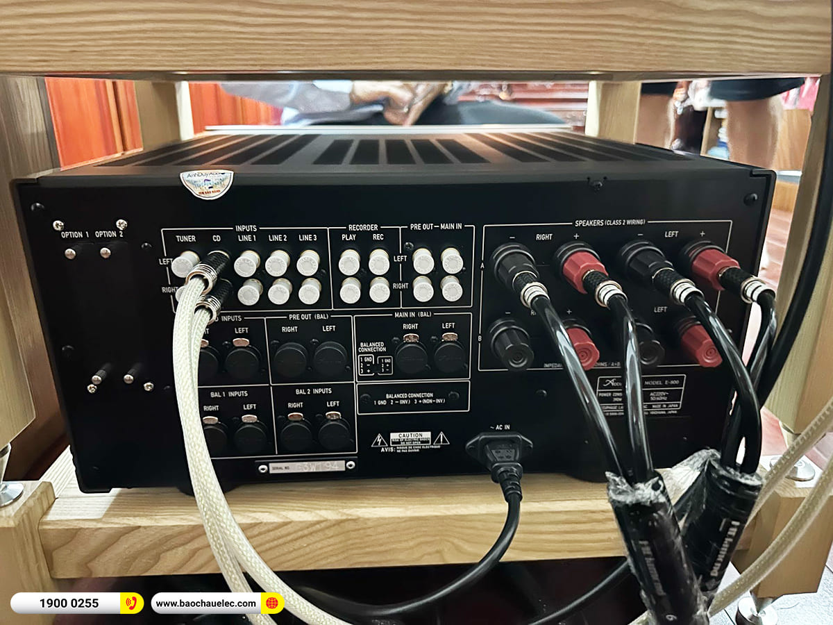 Lắp đặt d&agrave;n nghe nhạc Hi-end Tannoy gần 645tr cho anh Thanh ở TPHCM