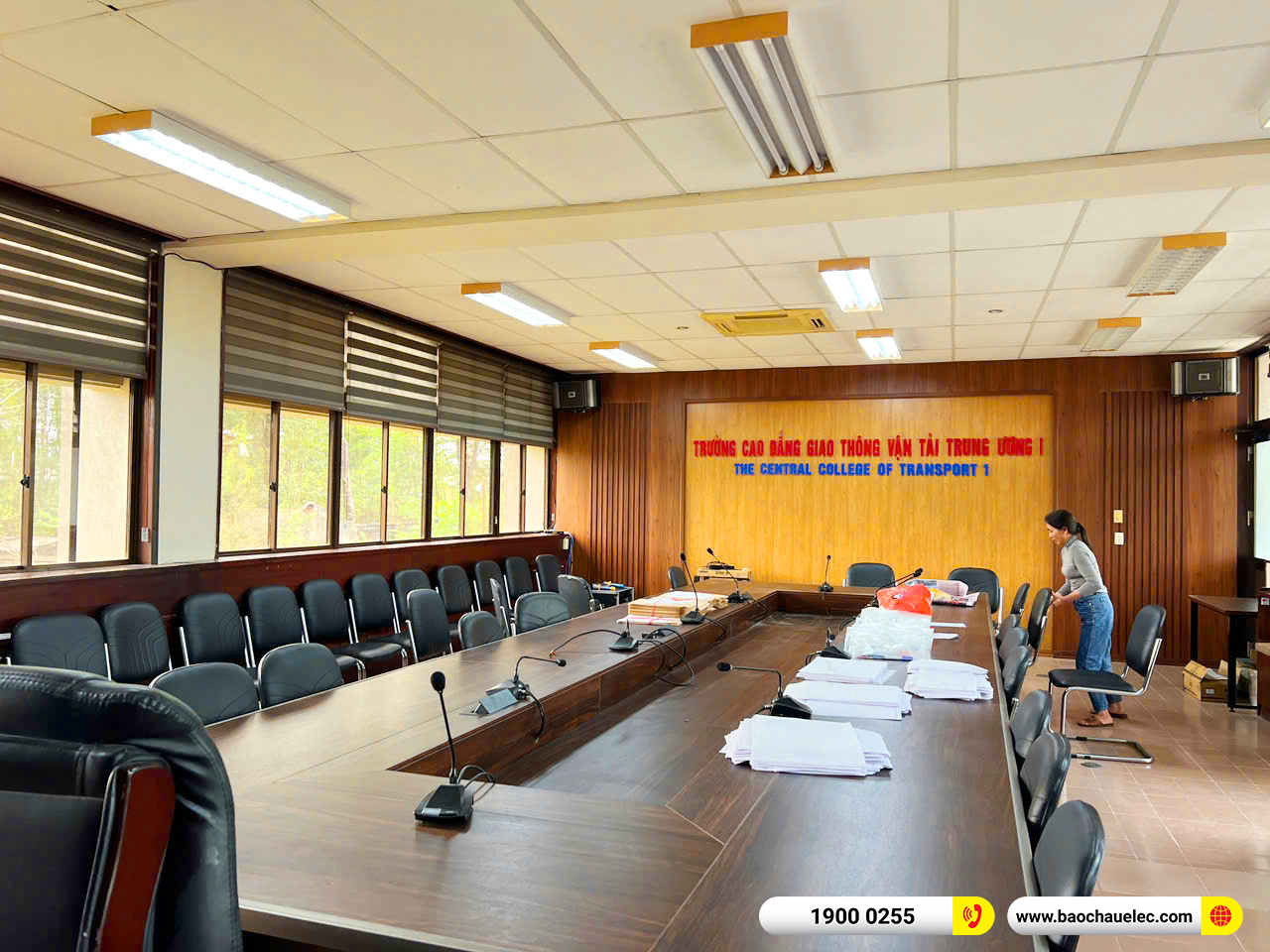 Lắp đặt hệ thống âm thanh phòng họp, hội thảo cho Trường Cao đẳng Trung ương 1 tại Hà Nội