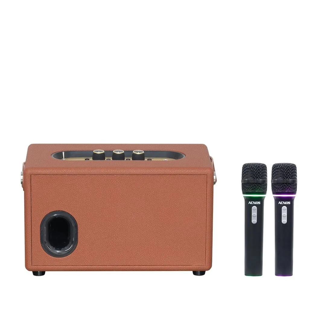 Loa xách tay Acnos S60 (New 2026, 240W, Bluetooth 5.0, Kèm 2 tay micro) - Hình 1