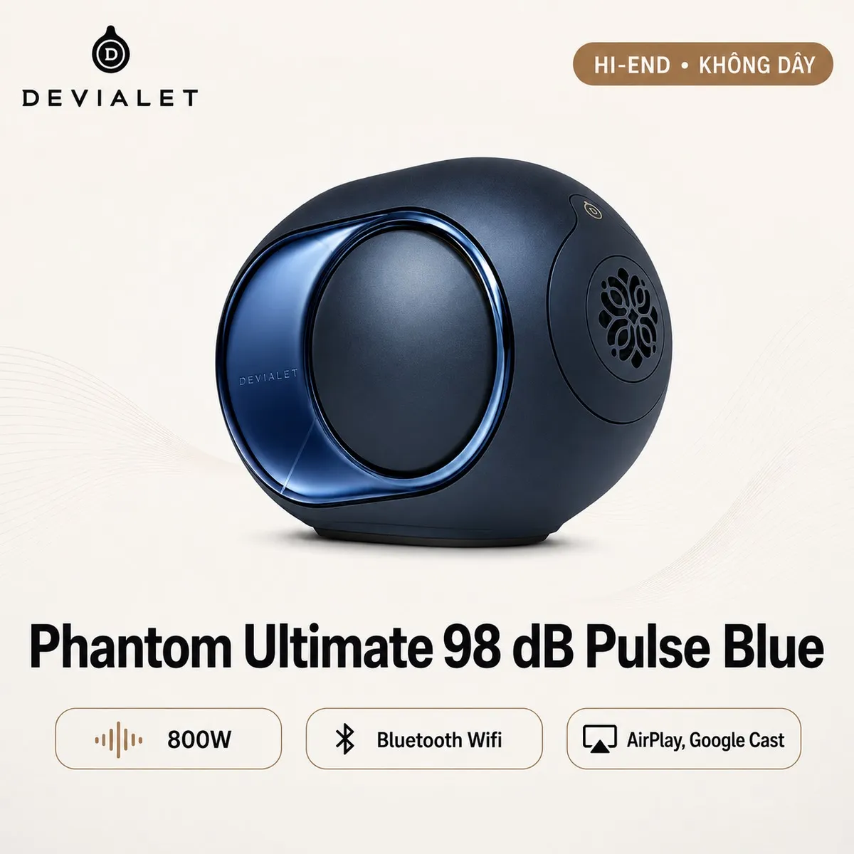 Loa Devialet Phantom Ultimate 98 dB Pulse Blue