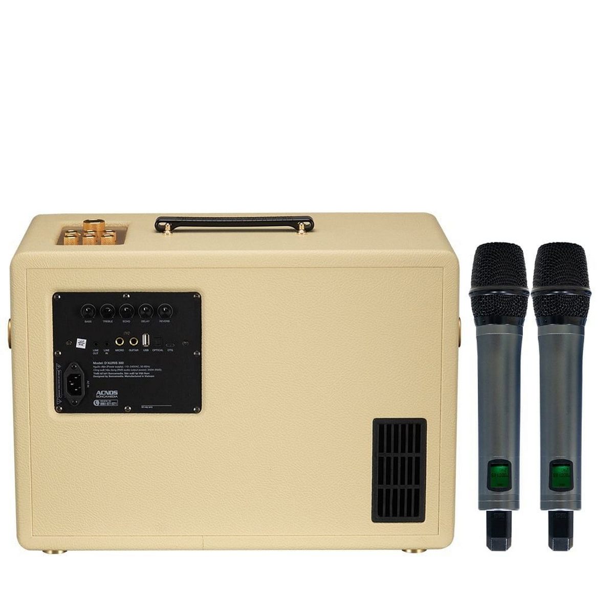 Loa Acnos D’Auris 300 (Bass 25cm, 200W/800W, Kèm 2 micro) - Hình 1