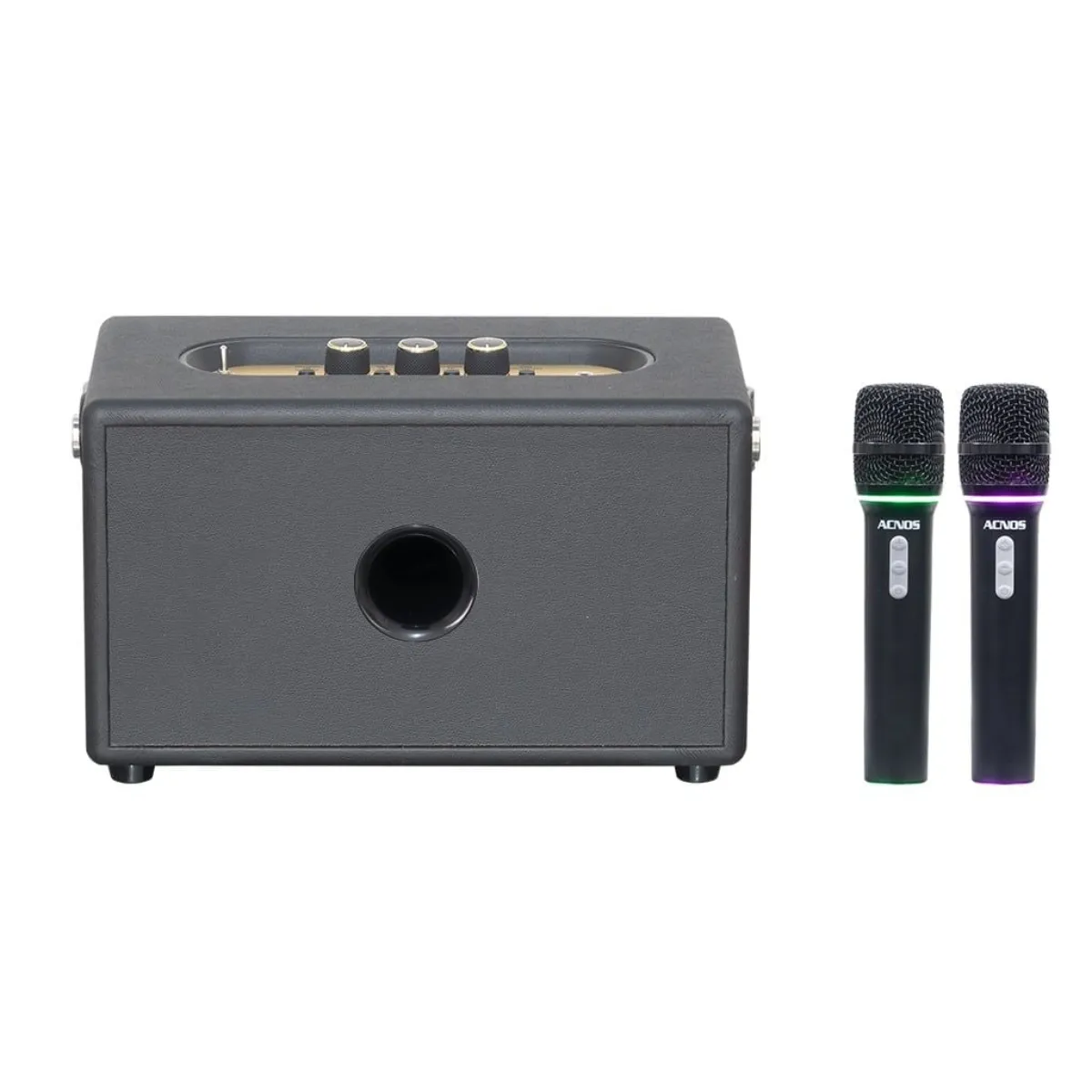 Loa xách tay Acnos S30 (New 2026, 120W, Bluetooth 5.0, Kèm 2 tay micro) - Hình 3