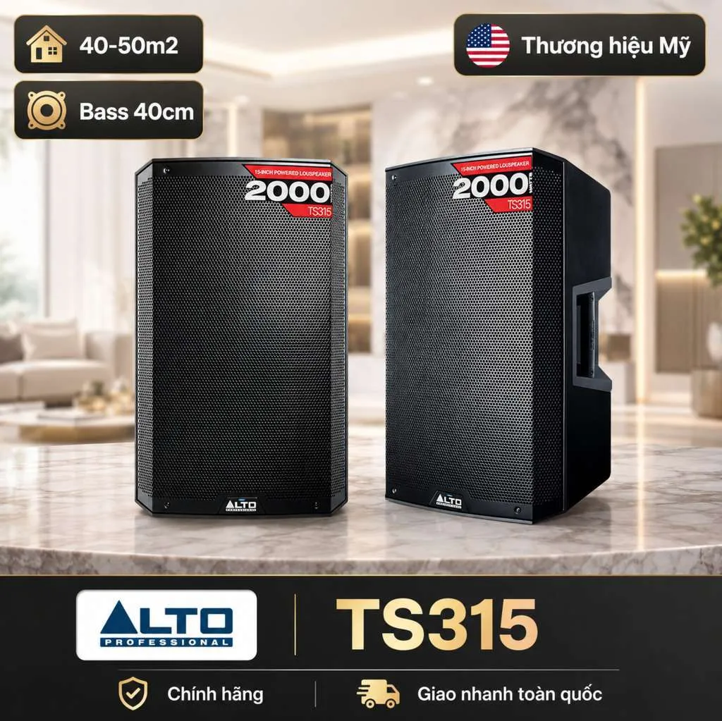 Loa Alto TS315 (active, bass 40cm)