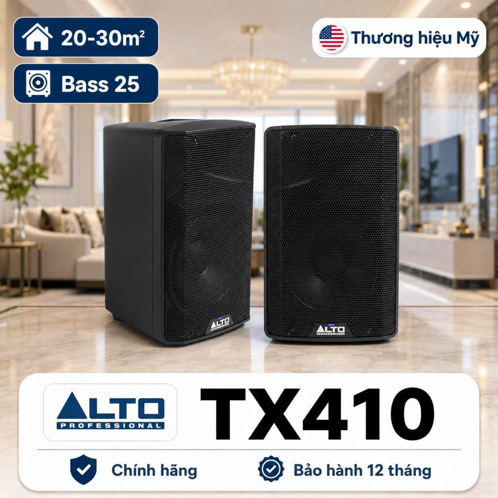 Loa Alto TX410 (Active, Bass 25cm, Có Bluetooth)