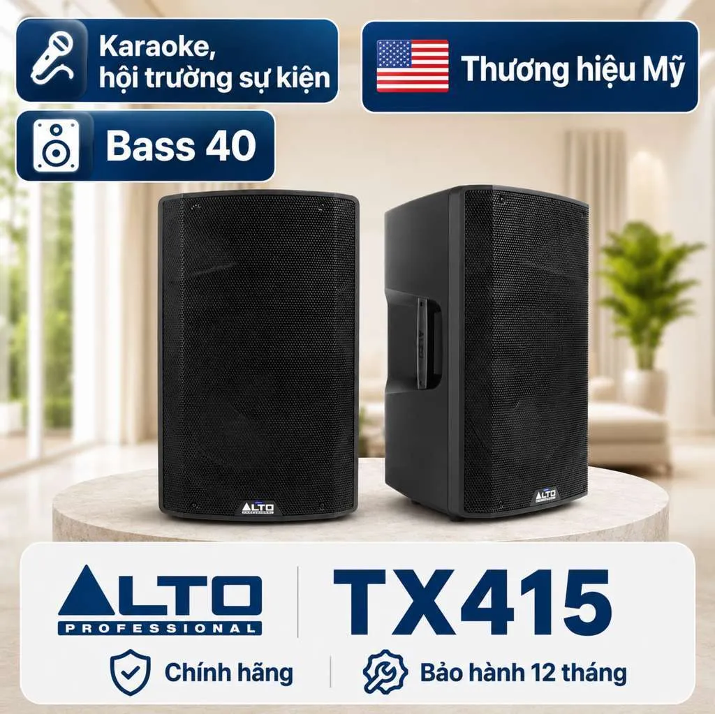 Loa Alto TX415 (Active, Bass 40, Có Bluetooth)