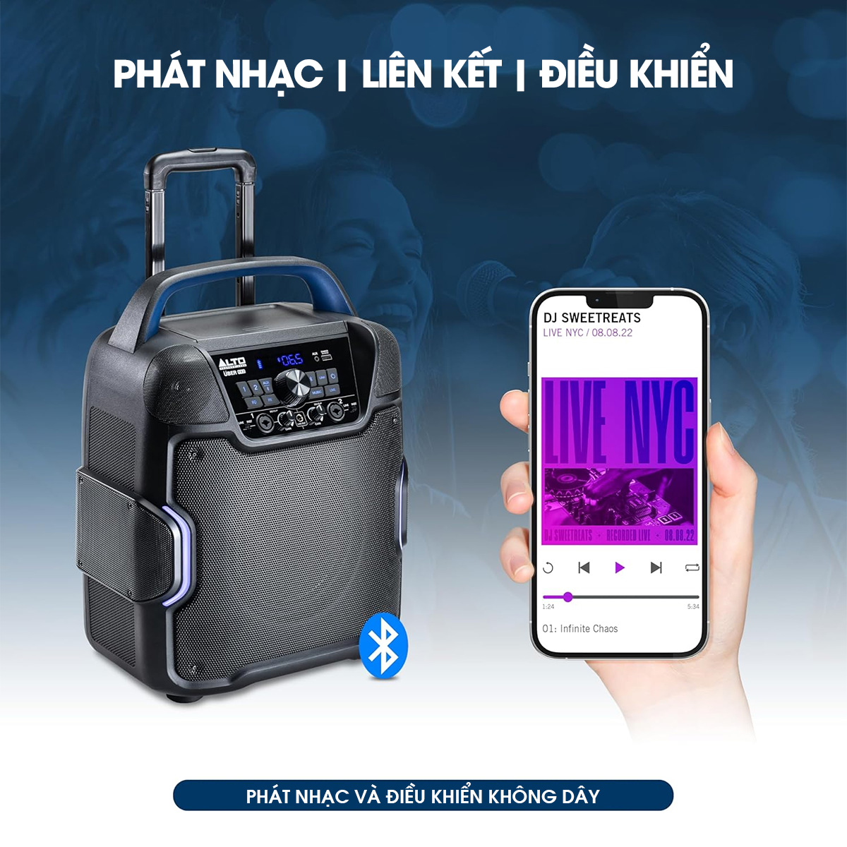 Loa K&eacute;o Di Động (X&aacute;ch Tay) Alto Uber FX2