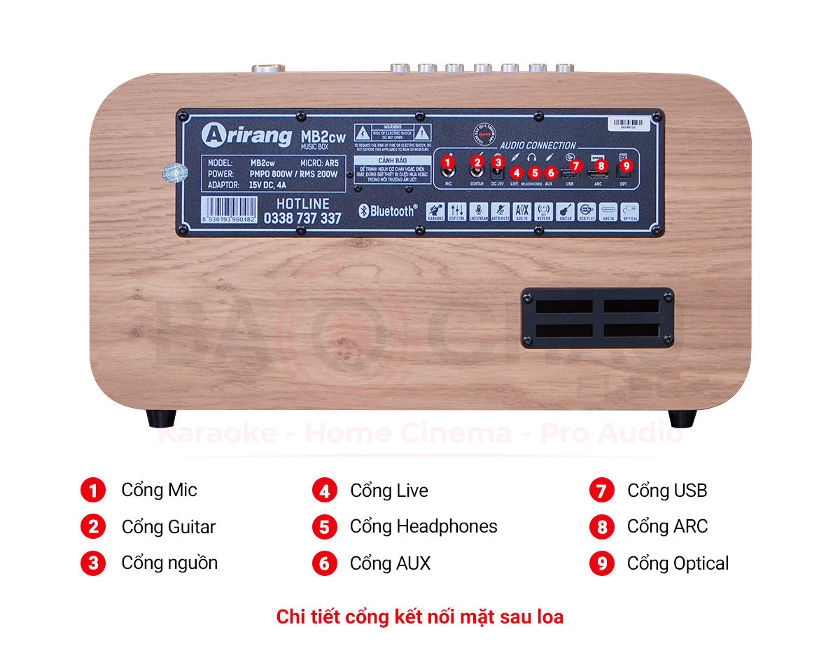Hướng dẫn sử dụng chi tiết Arirang mb2cw Chi Tiết Nhất