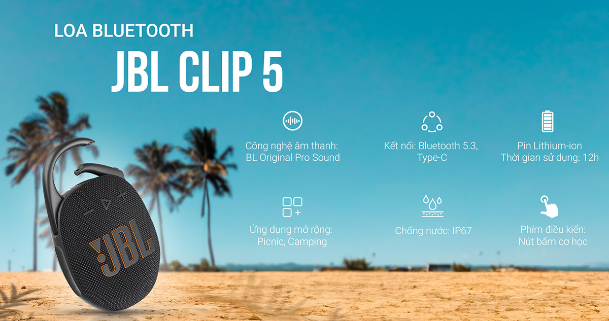 Loa JBL Clip 5