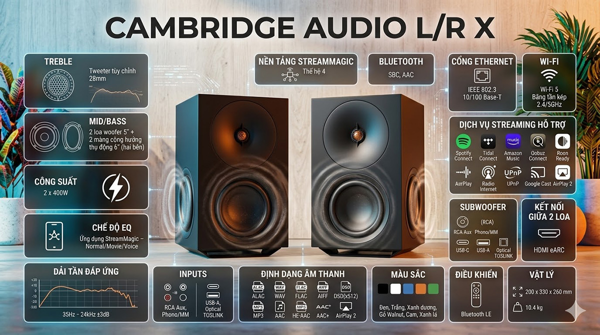 Loa Cambridge Audio L/R X